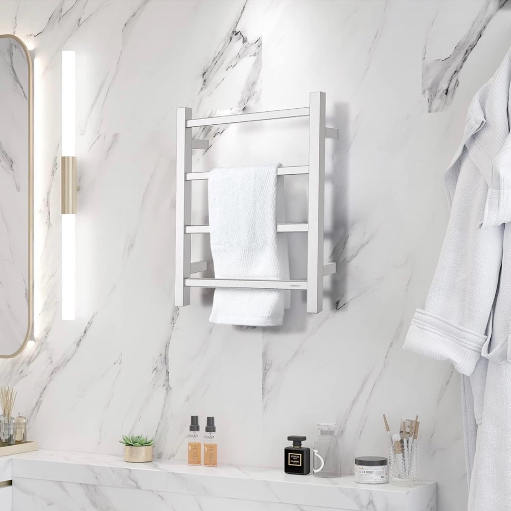 Modern Silver Towel Warmer